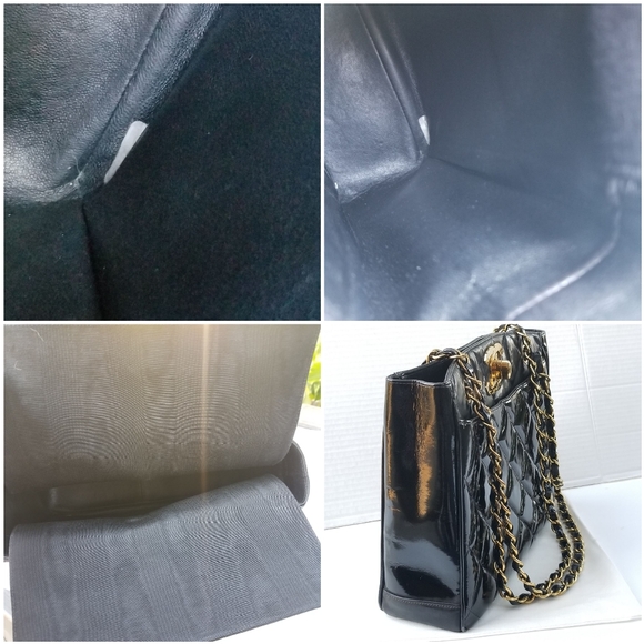 CHANEL Timeless Huge CC 24K Gold Plated Quilted leather chain strap Tote handbag - Picture 16 of 16